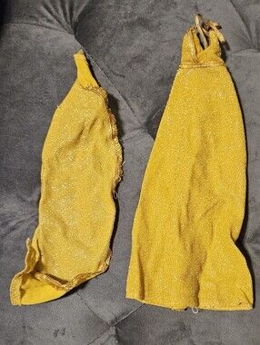 Vintage Barbie Premier Togs Gold Gown and shawl wrap